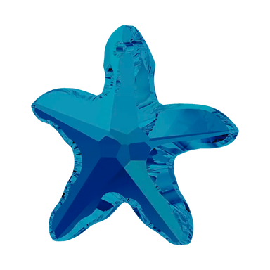 Serinity Pendants Starfish (6721) Crystal Bermuda Blue - Bluestreak Crystals