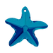 Serinity Pendants Starfish (6721) Crystal Bermuda Blue - Bluestreak Crystals
