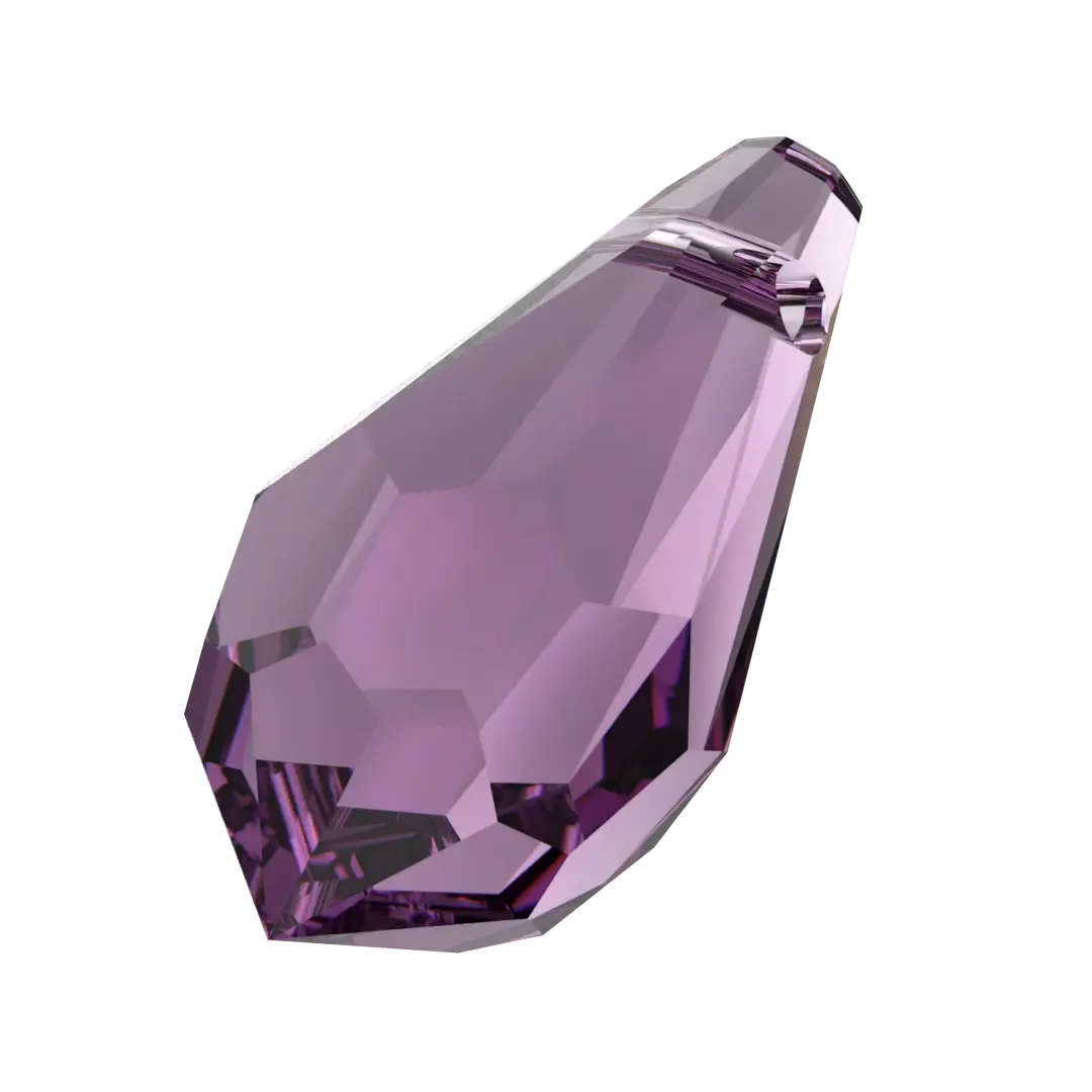 Serinity Pendants Teardrop (6000) Amethyst - Bluestreak Crystals