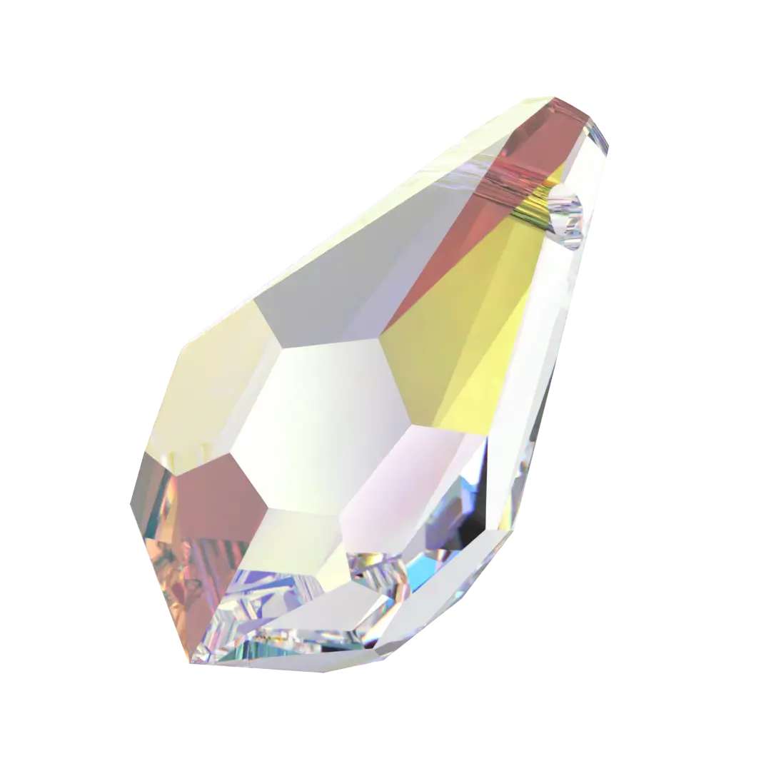Serinity Pendants Teardrop (6000) Crystal AB - Bluestreak Crystals