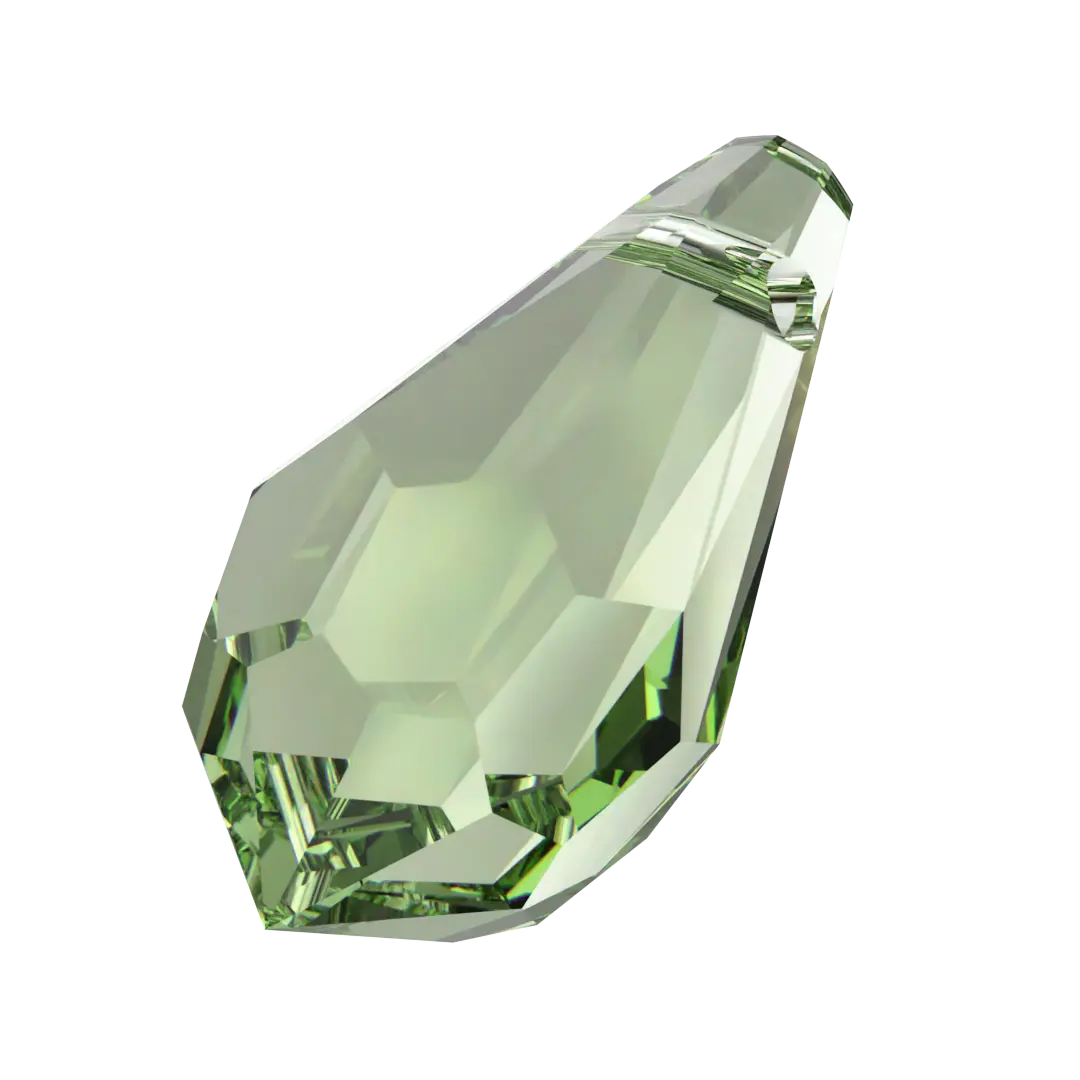 Serinity Pendants Teardrop (6000) Dark Peridot - Bluestreak Crystals
