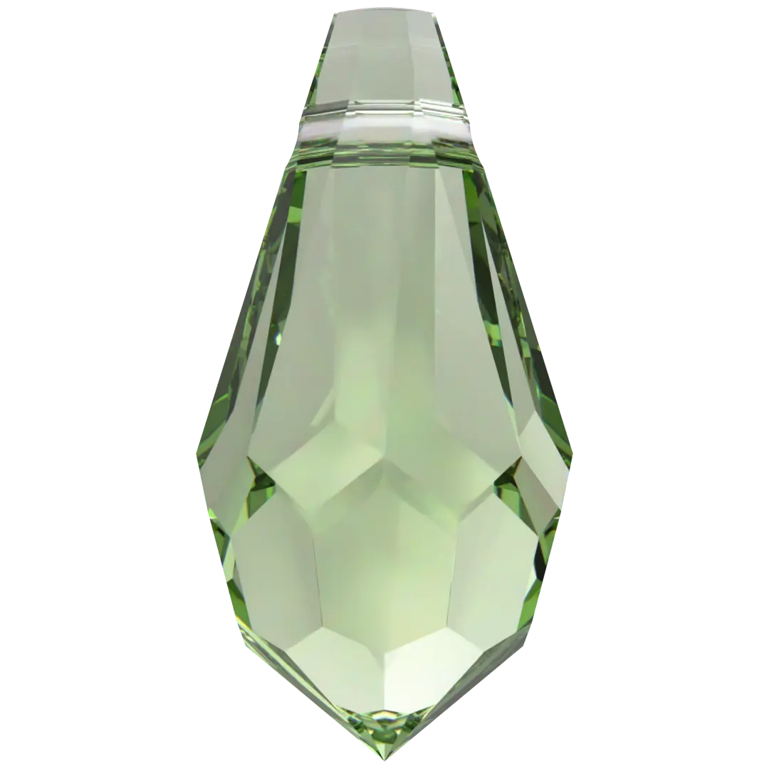 Serinity Pendants Teardrop (6000) Dark Peridot - Bluestreak Crystals