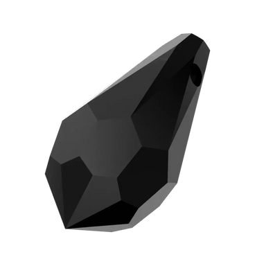 Serinity Pendants Teardrop (6000) Jet - Bluestreak Crystals