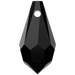Serinity Pendants Teardrop (6000) Jet - Bluestreak Crystals