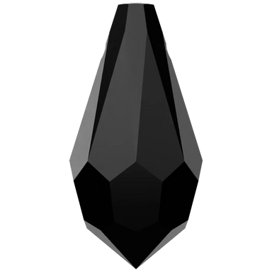 Serinity Pendants Teardrop (6000) Jet - Bluestreak Crystals