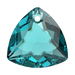 Serinity Pendants Trilliant Cut (6434) Blue Zircon - Bluestreak Crystals