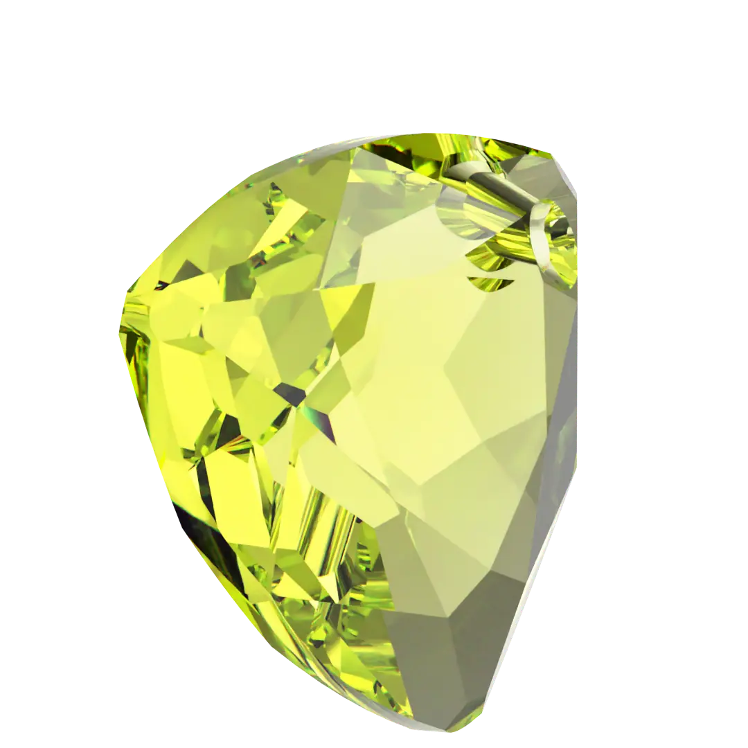 Serinity Pendants Trilliant Cut (6434) Citrus Green - Bluestreak Crystals