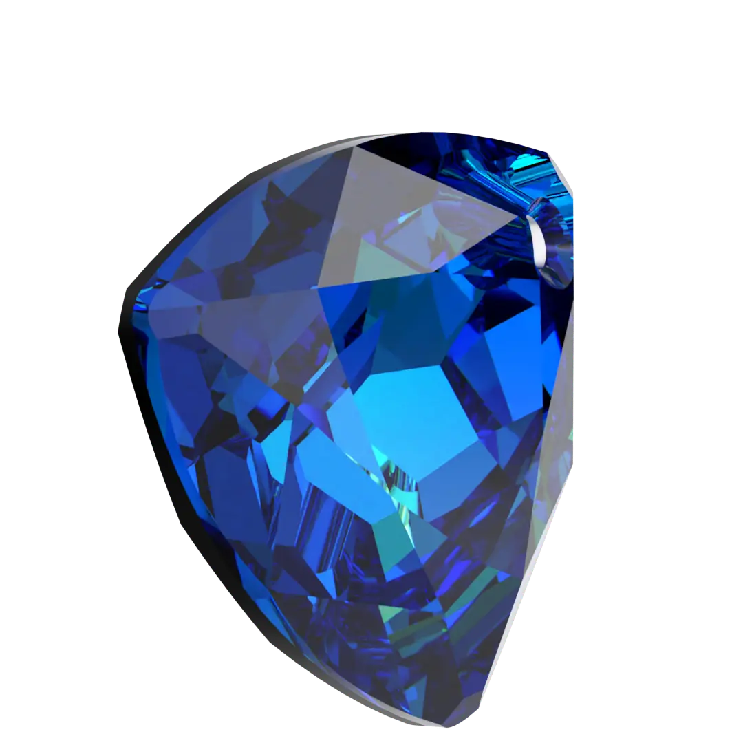 Serinity Pendants Trilliant Cut (6434) Crystal Bermuda Blue P - Bluestreak Crystals
