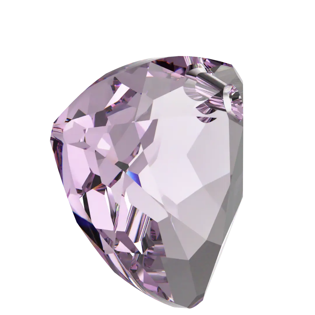 Serinity Pendants Trilliant Cut (6434) Light Amethyst - Bluestreak Crystals