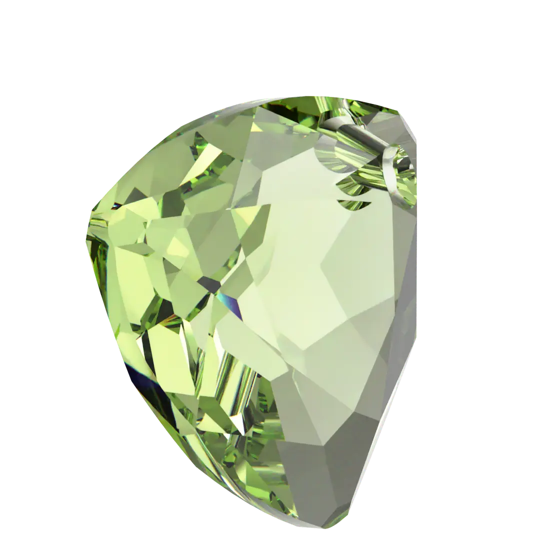 Serinity Pendants Trilliant Cut (6434) Peridot - Bluestreak Crystals