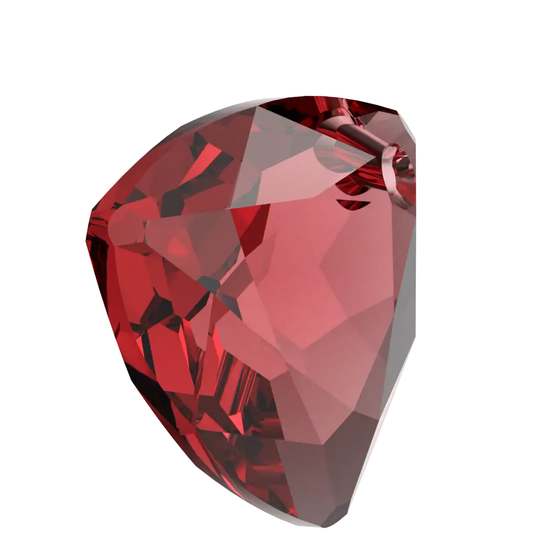 Serinity Pendants Trilliant Cut (6434) Scarlet - Bluestreak Crystals