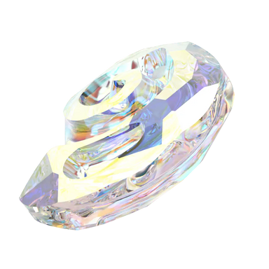 Serinity Pendants Twist Shell (6731) Crystal AB - Bluestreak Crystals