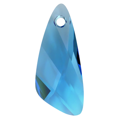 Serinity Pendants Wing (6690) Capri Blue - Bluestreak Crystals