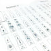 Serinity Rhinestones Nail Art Chart - Bluestreak Crystals