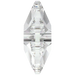 Serinity Sew On Crystals Daisy Spacer (3700) Crystal UNFOILED - Bluestreak Crystals