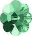 Serinity Sew On Crystals Daisy Spacer (3700) Majestic Green UNFOILED - Bluestreak Crystals