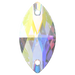 Serinity Sew On Crystals Navette (3223) Crystal AB - Bluestreak Crystals