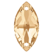 Serinity Sew On Crystals Navette (3223) Crystal Golden Shadow - Bluestreak Crystals