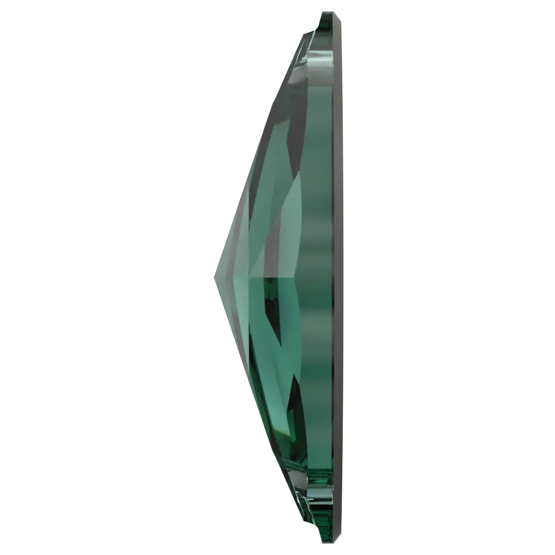Serinity Sew On Crystals Navette (3223) Emerald - Bluestreak Crystals