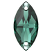 Serinity Sew On Crystals Navette (3223) Emerald - Bluestreak Crystals