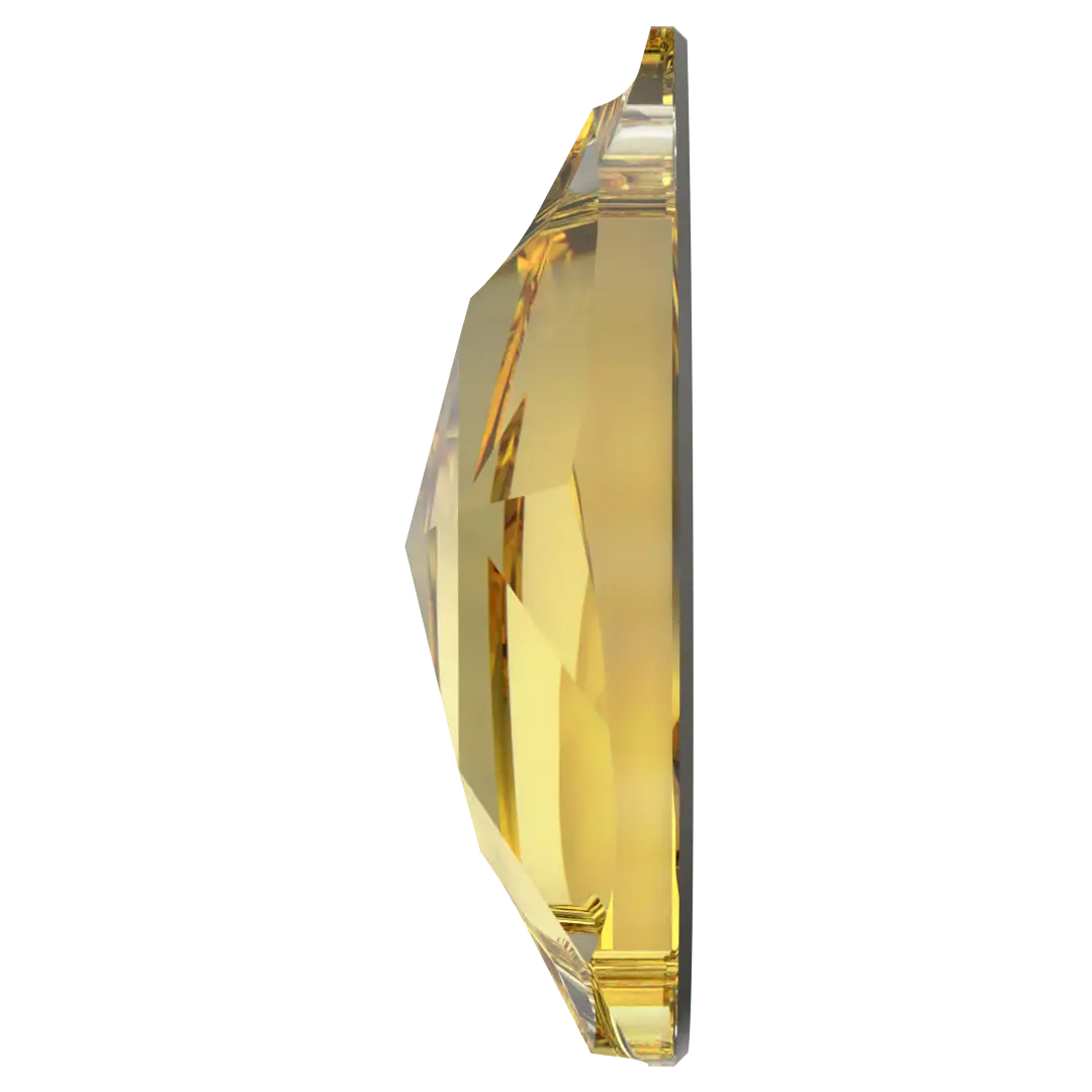 Serinity Sew On Crystals Peardrop (3230) Dark Jonquil - Bluestreak Crystals