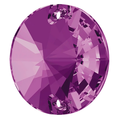 Serinity Sew On Crystals Rivoli (3200) Amethyst - Bluestreak Crystals