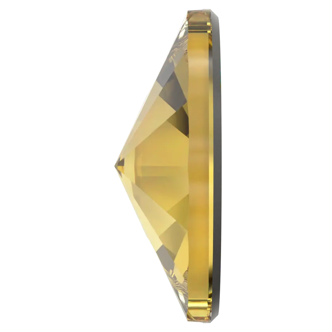 Serinity Sew On Crystals Rivoli (3200) Dark Jonquil - Bluestreak Crystals