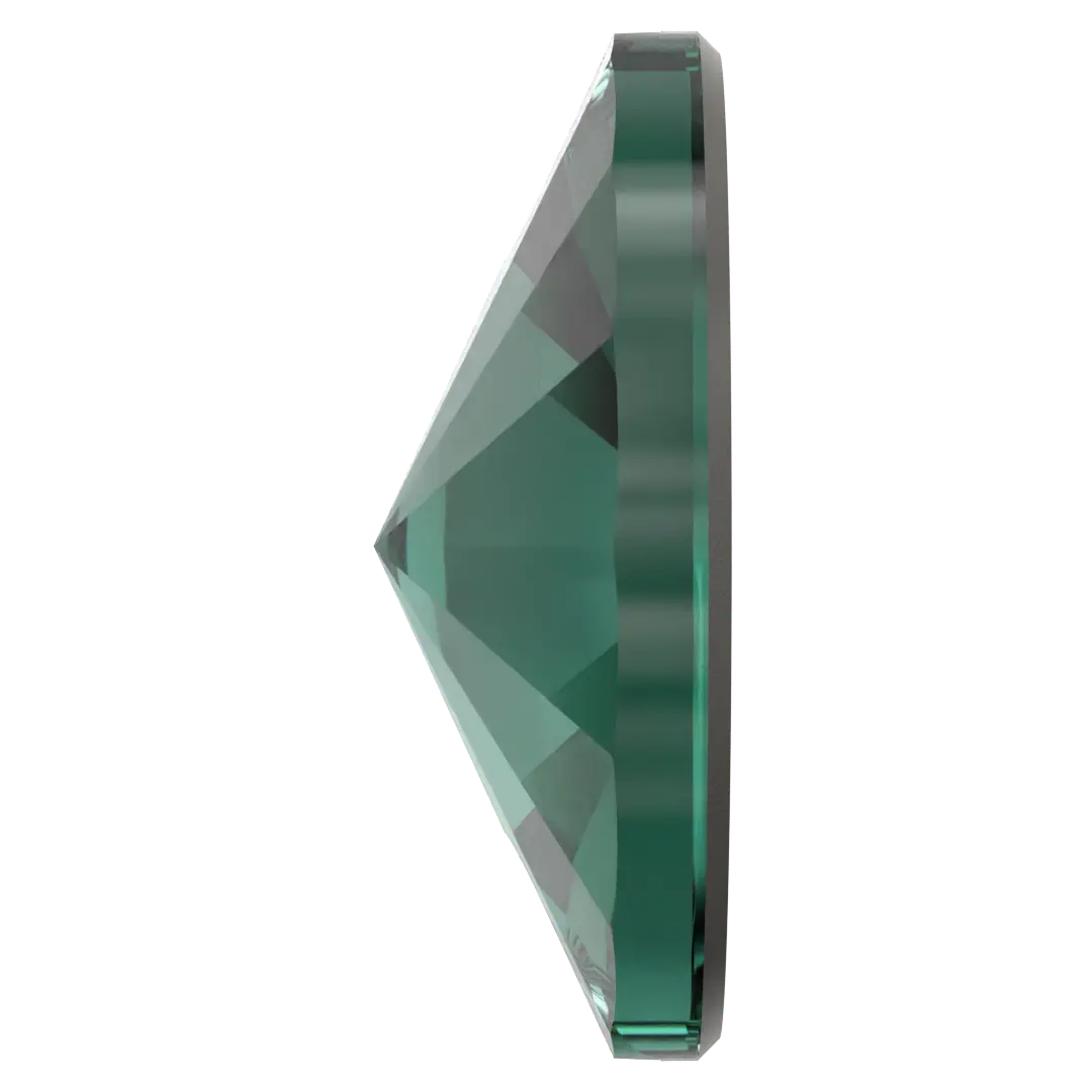 Serinity Sew On Crystals Rivoli (3200) Emerald - Bluestreak Crystals