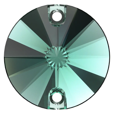 Serinity Sew On Crystals Rivoli (3200) Emerald - Bluestreak Crystals