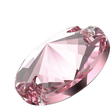 Serinity Sew On Crystals Rivoli (3200) Light Rose - Bluestreak Crystals