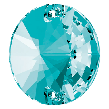 Serinity Sew On Crystals Rivoli (3200) Light Turquoise - Bluestreak Crystals