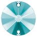 Serinity Sew On Crystals Rivoli (3200) Light Turquoise - Bluestreak Crystals