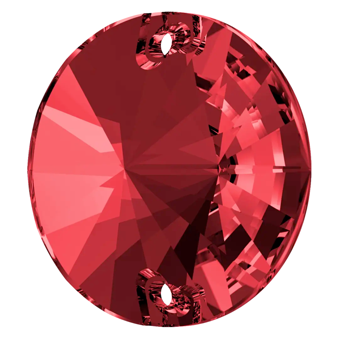 Serinity Sew On Crystals Rivoli (3200) Scarlet - Bluestreak Crystals