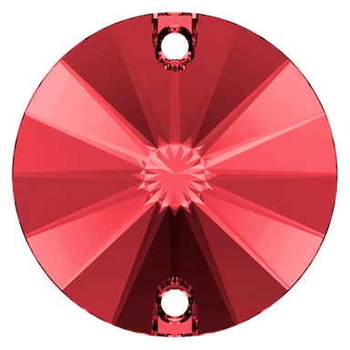Serinity Sew On Crystals Rivoli (3200) Scarlet - Bluestreak Crystals