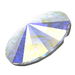Serinity Sew On Crystals Rivoli Button (3015) Crystal AB - Bluestreak Crystals