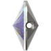 Serinity Sew On Crystals Rivoli Button (3015) Crystal AB - Bluestreak Crystals
