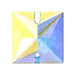 Serinity Sew On Crystals Square (3240) Crystal AB - Bluestreak Crystals