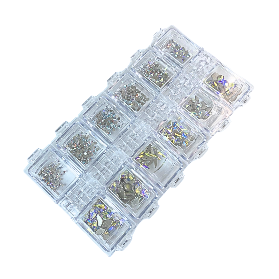 Serinity Flat Back Crystals Non Hotfix Ultimate Mix CRYSTAL AB