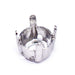 Sew-on Setting for Chaton Round Stones Silver Colour - Bluestreak Crystals