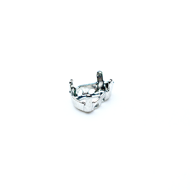 Sew-on Setting for Pear Fancy Stone Silver Colour - Bluestreak Crystals