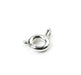 Silver Plated Bolt Ring Clasp - Bluestreak Crystals