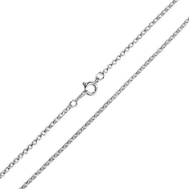 Silver Plated Finished Belcher Chain - Bluestreak Crystals
