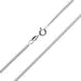Silver Plated Finished Curb Chain - Bluestreak Crystals