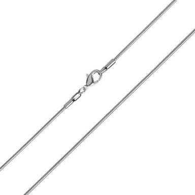 Silver Plated Finished Snake Chain - Bluestreak Crystals