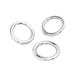 Silver Plated Open Round Jump Rings - Bluestreak Crystals