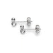 Silver Plated Post & Scroll Ear Wires - Bluestreak Crystals
