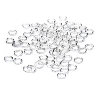 Silver Plated Split Rings - Bluestreak Crystals