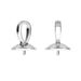 Sterling Silver (925) Bail for Half Drilled Pearls & Beads 10mm - Bluestreak Crystals
