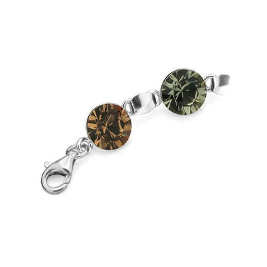 Sterling Silver (925) Chaton Connector Setting SS39 - Bluestreak Crystals