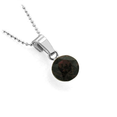 Sterling Silver (925) Chaton Pendant Setting SS39 - Bluestreak Crystals